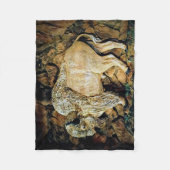 "Witte Buffel" originele kunst Fleece Deken (Voorkant)