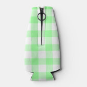 Witte buffel Plaid Flesjeskoeler (Achterkant)