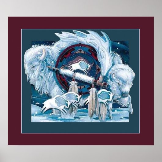 Witte buffel poster (Voorkant)