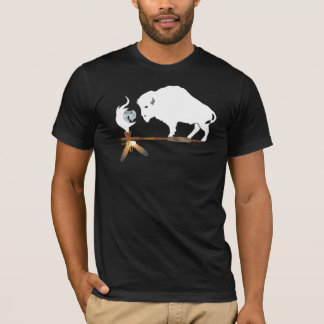 Witte buffel t-shirt