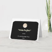 Witte buffel volle maan kaart (Achterkant)