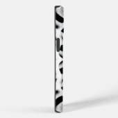 Witte buisleidingen op zwart Case-Mate iPhone case (Achterkant / Rechts)