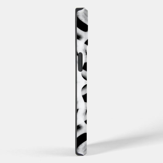 Witte buisleidingen op zwart Case-Mate iPhone case (Achterkant / Rechts)