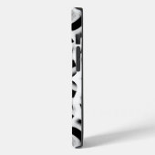 Witte buisleidingen op zwart Case-Mate iPhone case (Achterkant / Links)