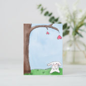 Witte bundel briefkaart (Staand voorkant)