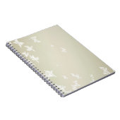 Witte Butterflies Notitieboek (Rechterzijde)