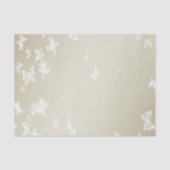 Witte Butterflies Tissuepapier (Voorkant)