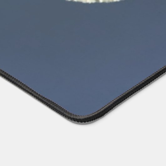 Witte Butterfly Desk Mat (Hoek)