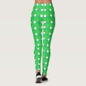Witte Button Leggings (Achterkant)