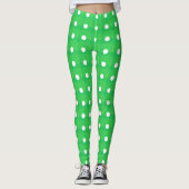 Witte Button Leggings (Voorkant)