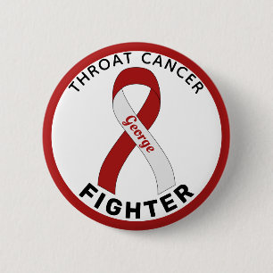 Witte Button van het Roat Cancer Fighter