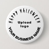 Witte Button voor Business Halloween Greeting (Voorkant)