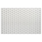 Witte C6 Corvette Hand getrokken schets stof (Yard (91,4 cm))