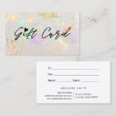 witte cadeaukaart visitekaartje (Voorkant / Achterkant)