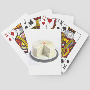 Witte Cake Pokerkaarten