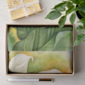 Witte Cala lelie Decoupage Waterverf Tissuepapier (Geschenk)