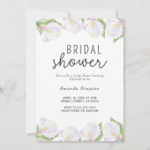 Witte Calla bloemen Bruidsdouche Kaart (Voorkant)