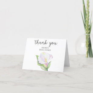 Witte calla - bruiloft feest bedankt