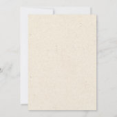 Witte Calla Lelie Bruidsborrel Uitnodiging (Achterkant)