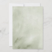 Witte Calla Lelie Bruidsborrel Uitnodiging (Achterkant)