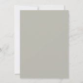 Witte Calla Lelie Bruiloft Kaart (Achterkant)