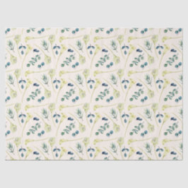 Witte Calla-lelie en Eucalyptus Tissuepapier