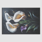 Witte Calla Lelies Decoupage Tissuepapier (Voorkant)
