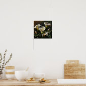 Witte Calla Lelies Lelie Bloem Kunstprint Poster (Keuken)