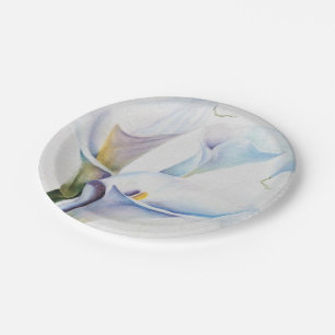 WITTE CALLA LIES PAPIER BORD