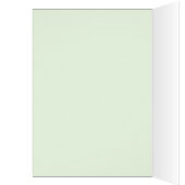 Witte Calla Lilies en waterblanco Wenskaart (Binnen (Links))