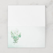 Witte Calla Lily Blank Plaats Kaarten Plaatskaartje (Buitenkant ongevouwen)