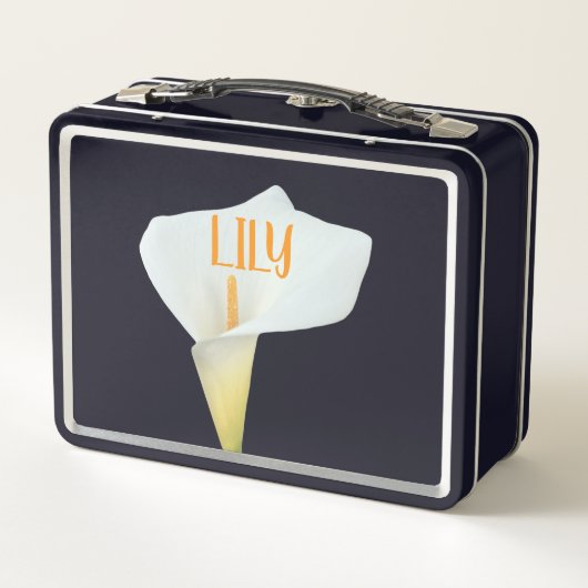 Witte Calla Lily Bloem Achtertuin Foto (Achterkant)