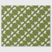 Witte Calla Lily Bloem Achtertuin Foto Cadeaupapier (Vlak)