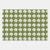 Witte Calla Lily Bloem Achtertuin Foto Inpakpapier Vel (Voorkant)