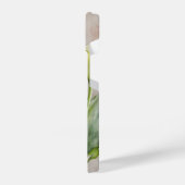 Witte Calla Lily Bloemen Kunst Telefoon Case iPhone Hoesje (Linkerkant)
