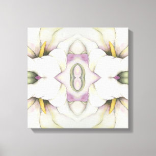 Witte Calla Lily Canvas Print