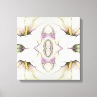 Witte Calla Lily Canvas Print