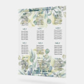 Witte Calla Lily en Eucalyptus Acryl Bord (Hoek)