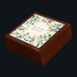 Witte Calla Lily en Eucalyptus Cadeaudoosje<br><div class="desc">Deze souvenirbox komt overeen met de uitnodigingsset van hetzelfde ontwerp,  genaamd White Calla Lelies en Eucalyptus.</div>