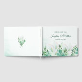 Witte Calla Lily Floral bruiloft Gastenboek (Volledig)