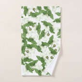 witte Calla Lily Flower Bath-handdoekset Bad Handdoek (Handdoek)