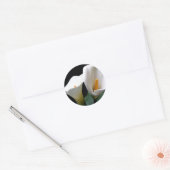 Witte Calla Lily Flower Sticker (Envelop)