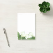 Witte Calla Lily Flowers Post-it Notes (Kantoor)