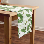  Witte Calla Lily Flowers Table Runner Lange Tafelloper (Voorbeeld)