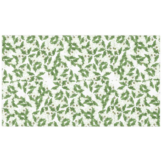 witte Calla Lily Flowers Tablecloth Tafelkleed (Voorkant (Horizontaal))