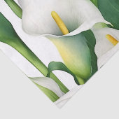 Witte Calla Lily Natuur Tissuepapier (Detail)