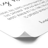 Witte calla - Ring jacht bruidsdouche spel Poster (Hoek)