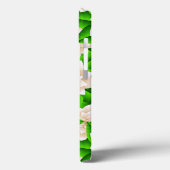 Witte Camelia's en Groene Bladeren Case-Mate iPhone Case (Achterkant / Links)