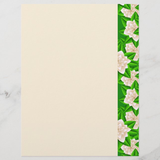 Witte Camellias en Groene Bladeren (Voorkant)