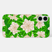 Witte Camellias en Groene Bladeren Case-Mate iPhone Case (Achterkant (horizontaal))